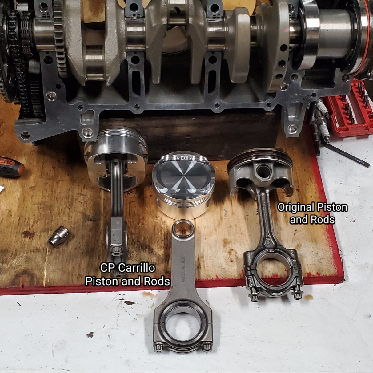 CP-Carrillo 10.5:1 Turbo Pistons and Connecting Rods for Yamaha YXZ1000R